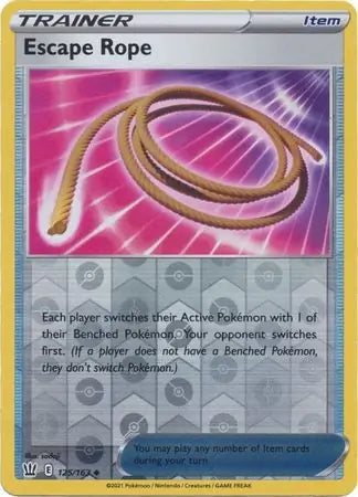 Battle Styles Escape Rope #125/163 reverse holo